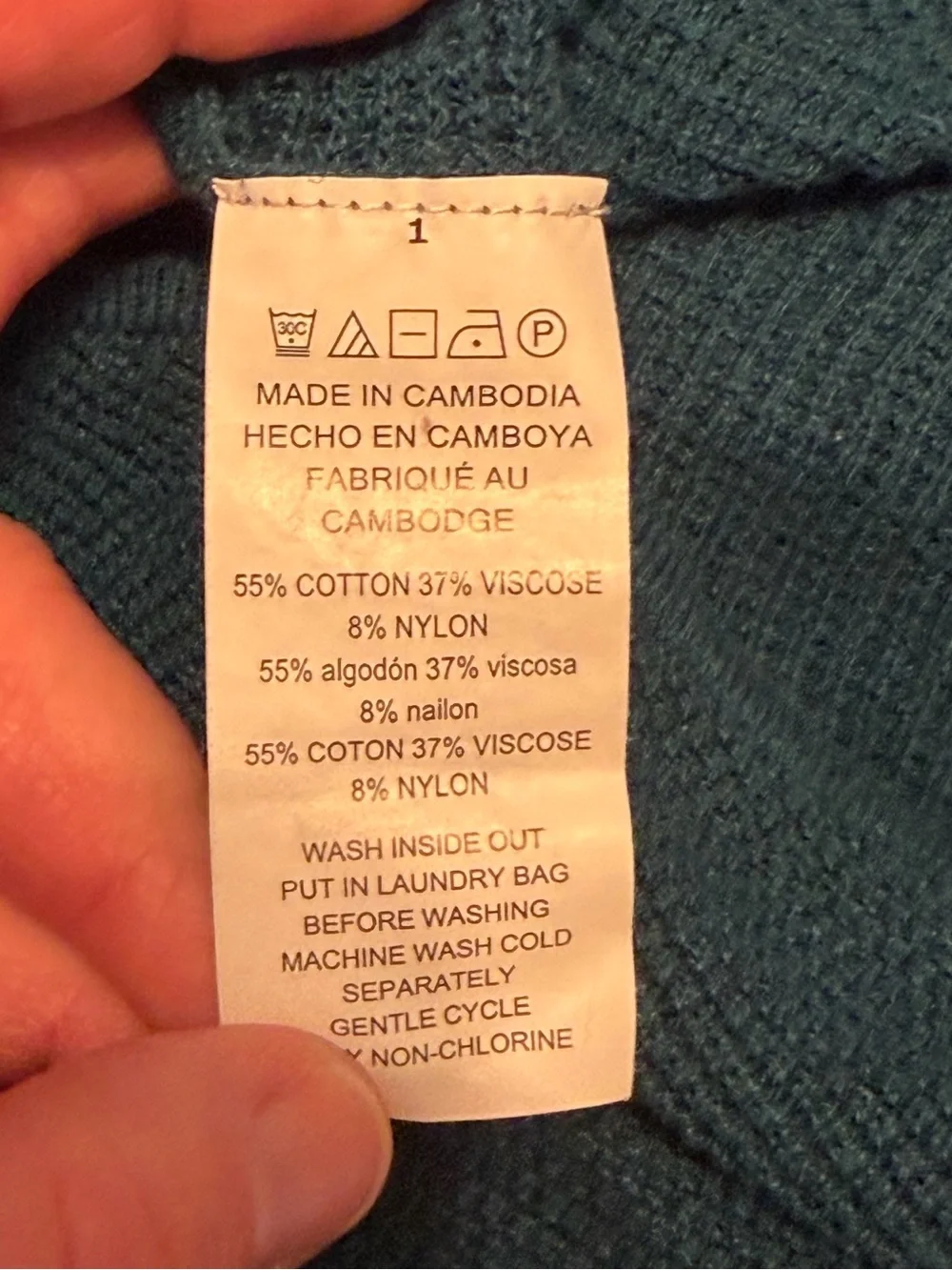 Michael Kors Teal Knit Top